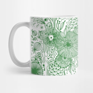 ABSTRACT PATTERN GREEN Mug